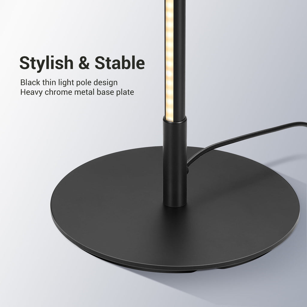 Cozylumi™ DEWENWILS LED Corner Floor Lamp Set of 2, Minimalist Dimmable Mood Lighting