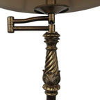 Cozylumi™ Mestar Decor 61 inch Rustic Brass Swing Arm Floor Lamp