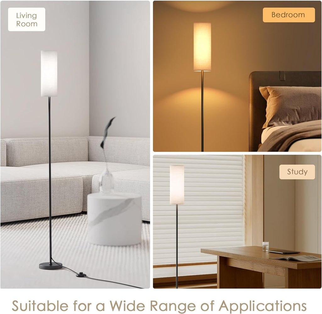 Cozylumi™ CAALOGT Floor Lamp, Modern Standing Lamp with 3 Color Temperatures, Foot