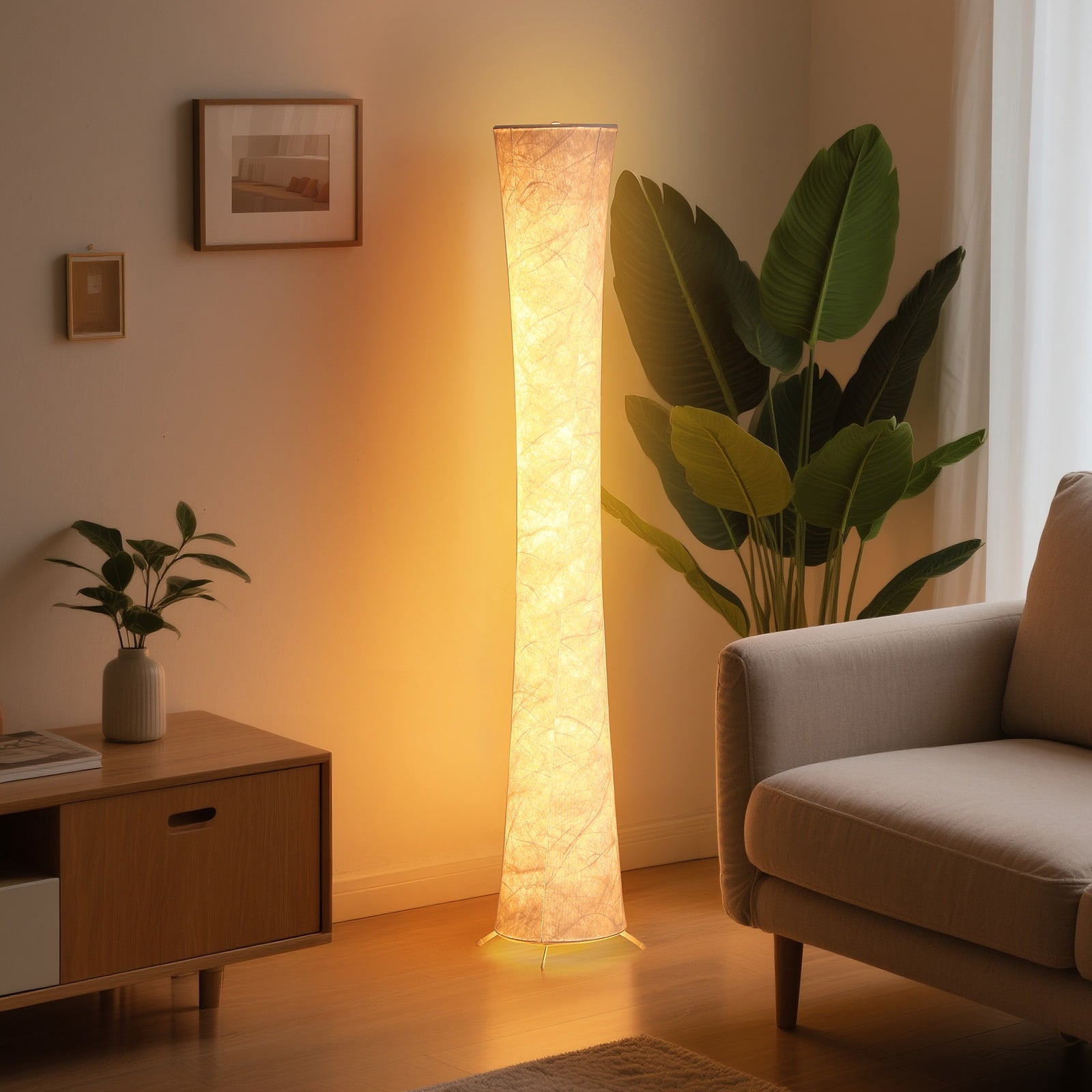 Cozylumi™ 61'' RGBIC LED Floor Lamp, 1800 LM Color Changing Lighting Modern Tall Lamp
