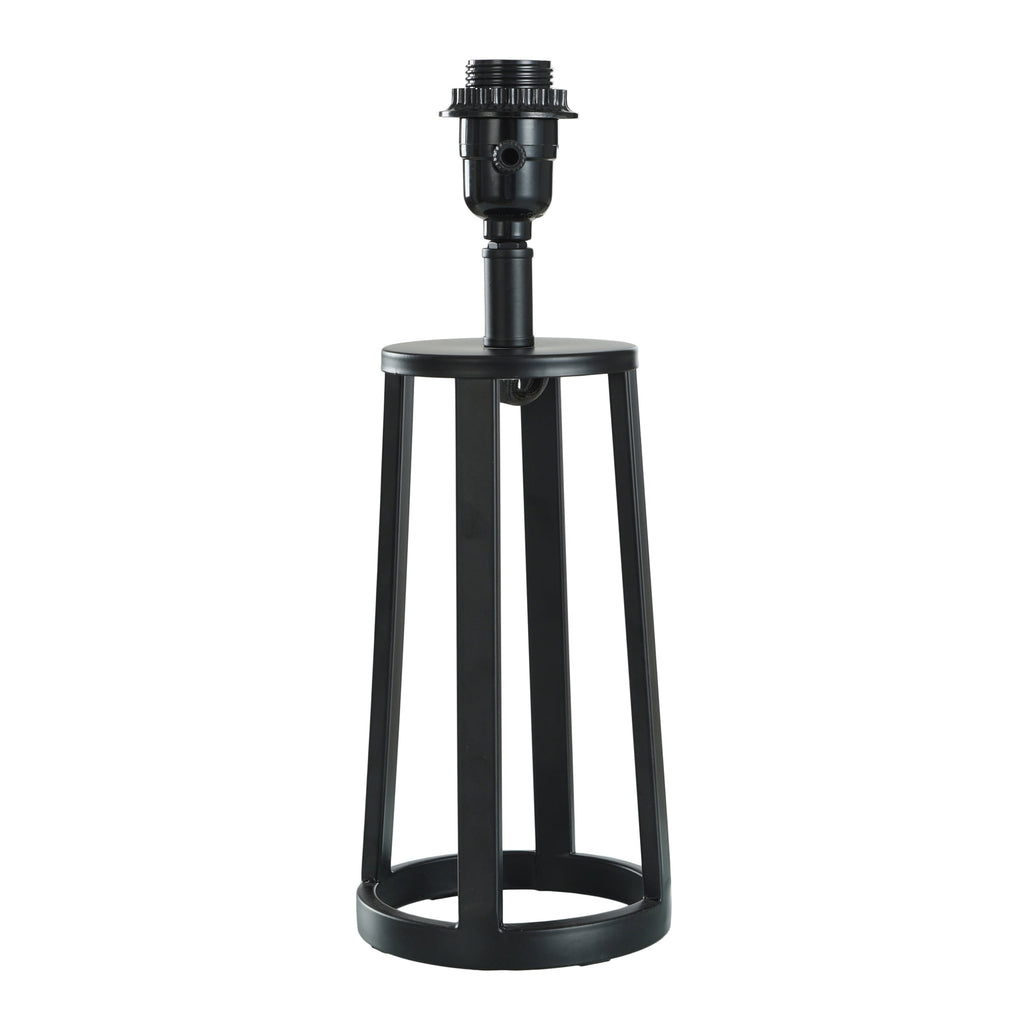 Cozylumi™ Modern Matte Black Table Lamp with Classic Drum Shade