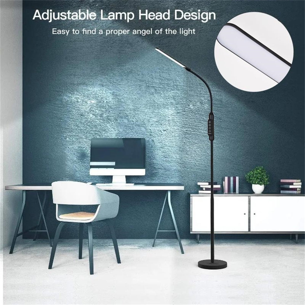 Cozylumi™ Metal LED Floor Lamp, 74''H Modern Touchable Floor Lamp with Remote Control