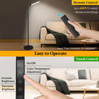 Cozylumi™ BN-LINK Floor Lamp with Timer, Standing Lamp with Remote and Touch Control
