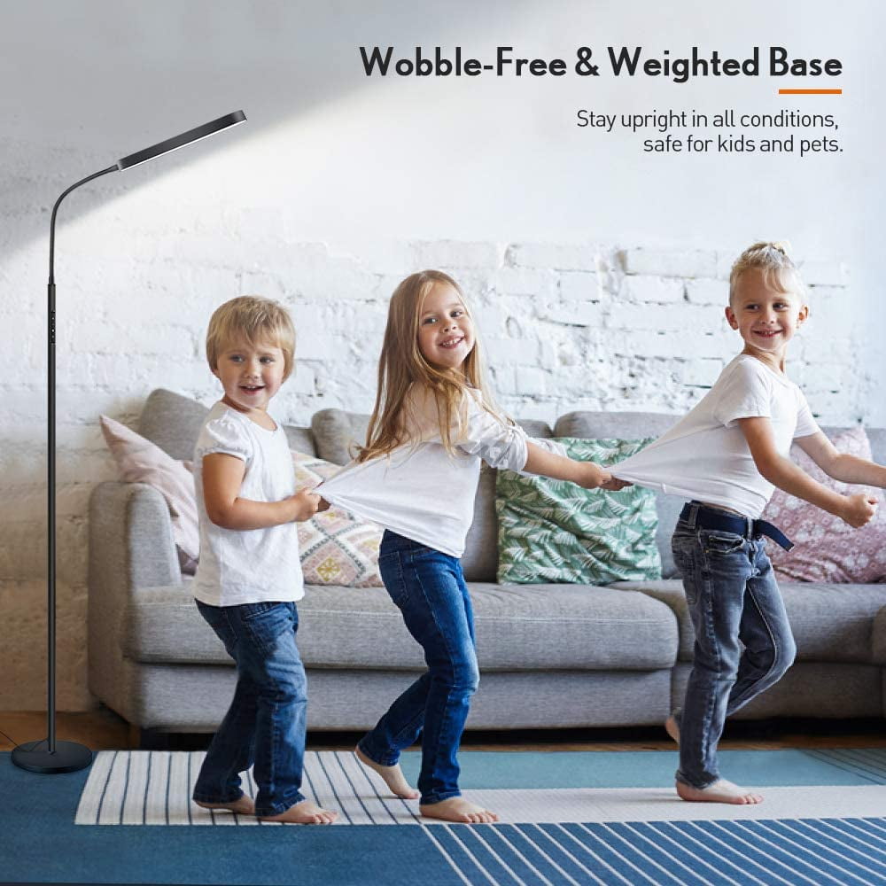 Cozylumi™ LED Floor Lamp for Living Room, Dimmable Reading Lamp with Remote and Touch
