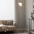 Cozylumi™ HonoDing 71-inch Adjustable Floor Lamp with Acrylic Shade & Satin Nickel Finish