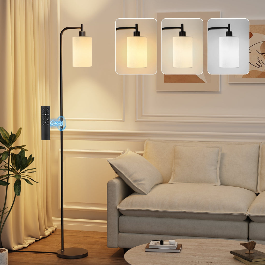 Cozylumi™ BedLuxury Dimmable Arc Floor Lamp with Remote Control for Living Room