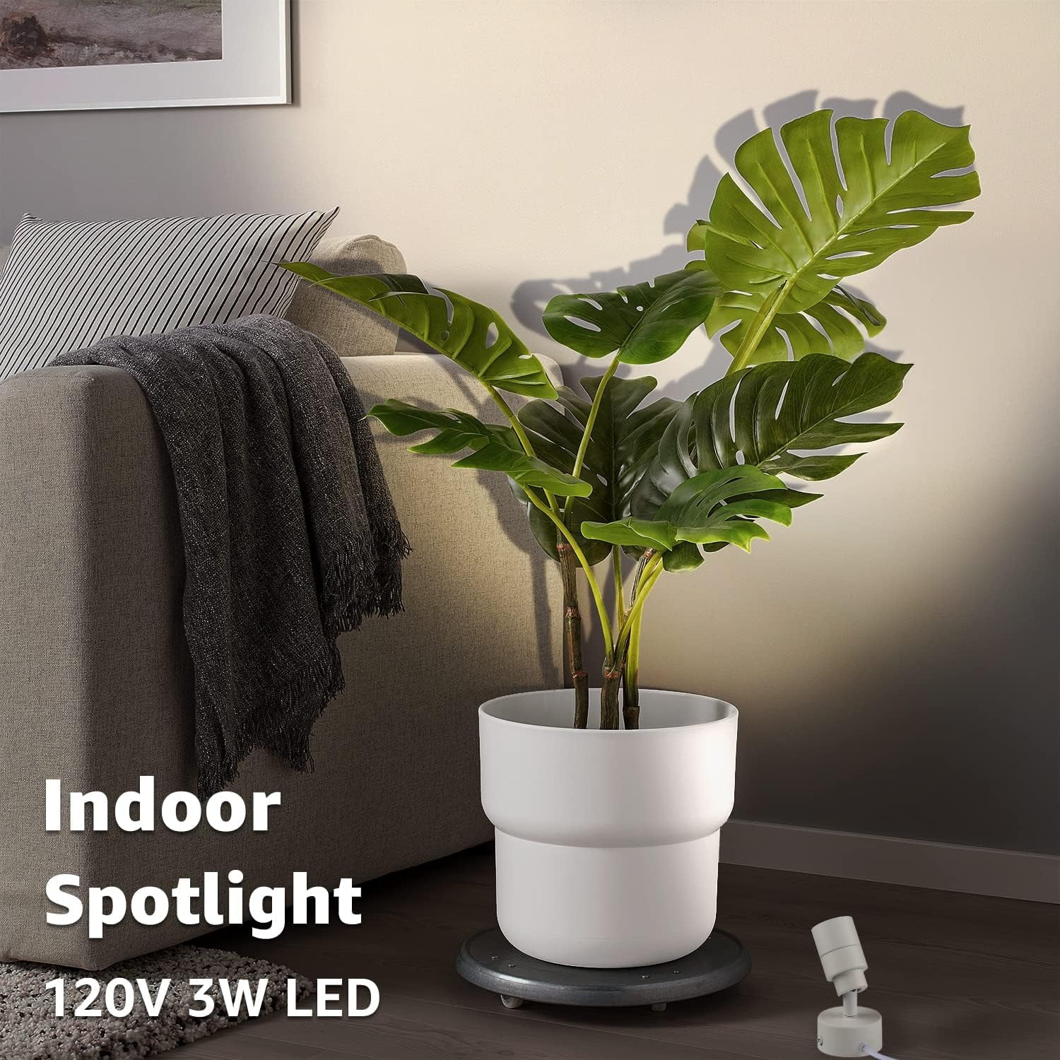 Cozylumi™ SUNVIELED Uplights for Indoor Use, Warm White Floor Spotlight Lamp, 120V