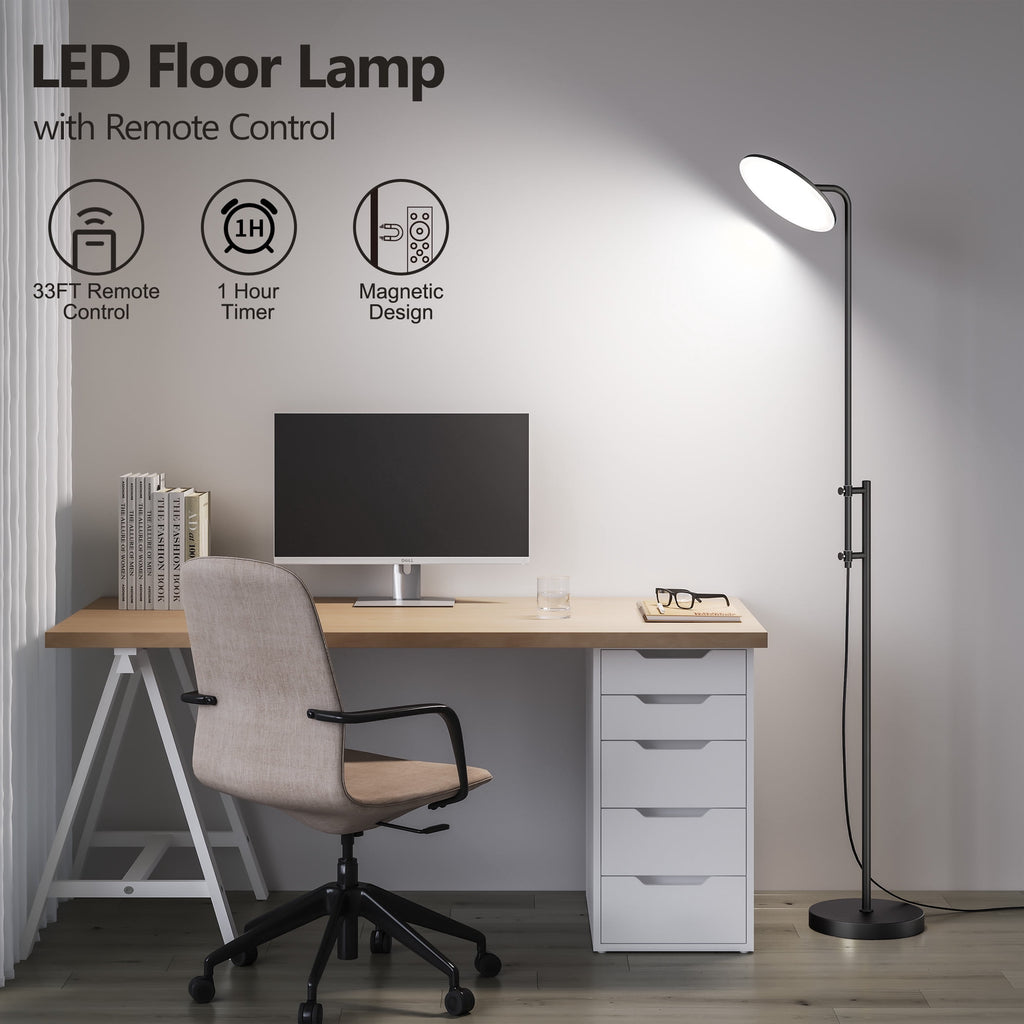 Cozylumi™ 32W/3000LM Floor Lamp, Super Bright LED Floor Lamp with Remote Control, 70"