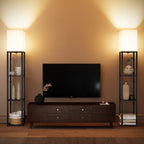 Cozylumi™ 63'' Floor Lamps with Shelves, Home Standing Lamp, Include 1000 Lumens