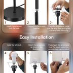Cozylumi™ RELOIVE LED Floor Lamp,68.1 Dimmable Standing Tall Lamp with APP Control &