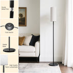 Cozylumi™ VOLIVO Floor Lamp for Living Room, Dimmable Standing Lamps with Remote