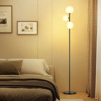 Cozylumi™ 71" Globe Floor Lamp for Living Room Clearance, Modern 3 light Standing Lamp