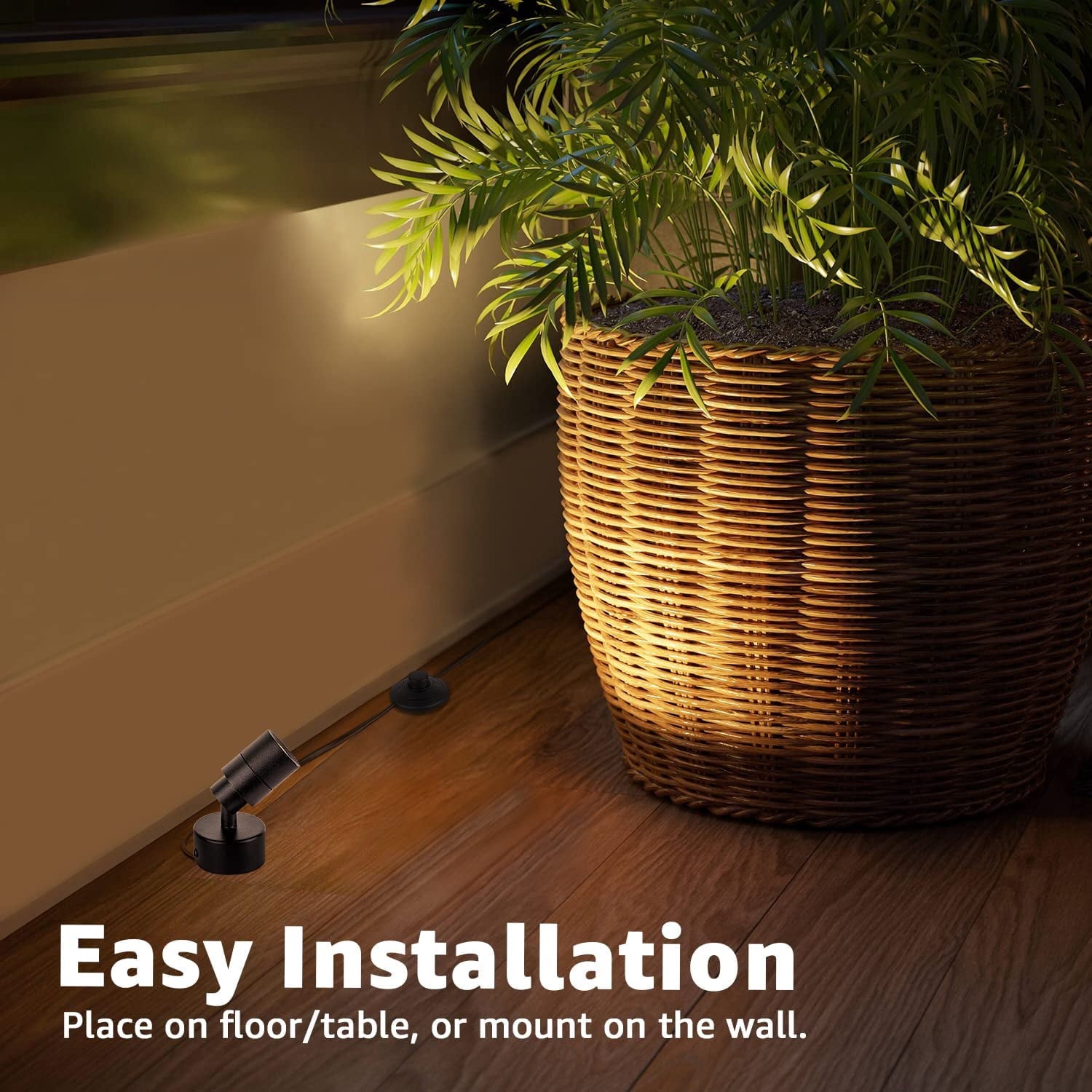 Cozylumi™ SUNVIELED Spotlights Indoor, 3W Up Light Floor Lamps, 3000K Accent Lighting