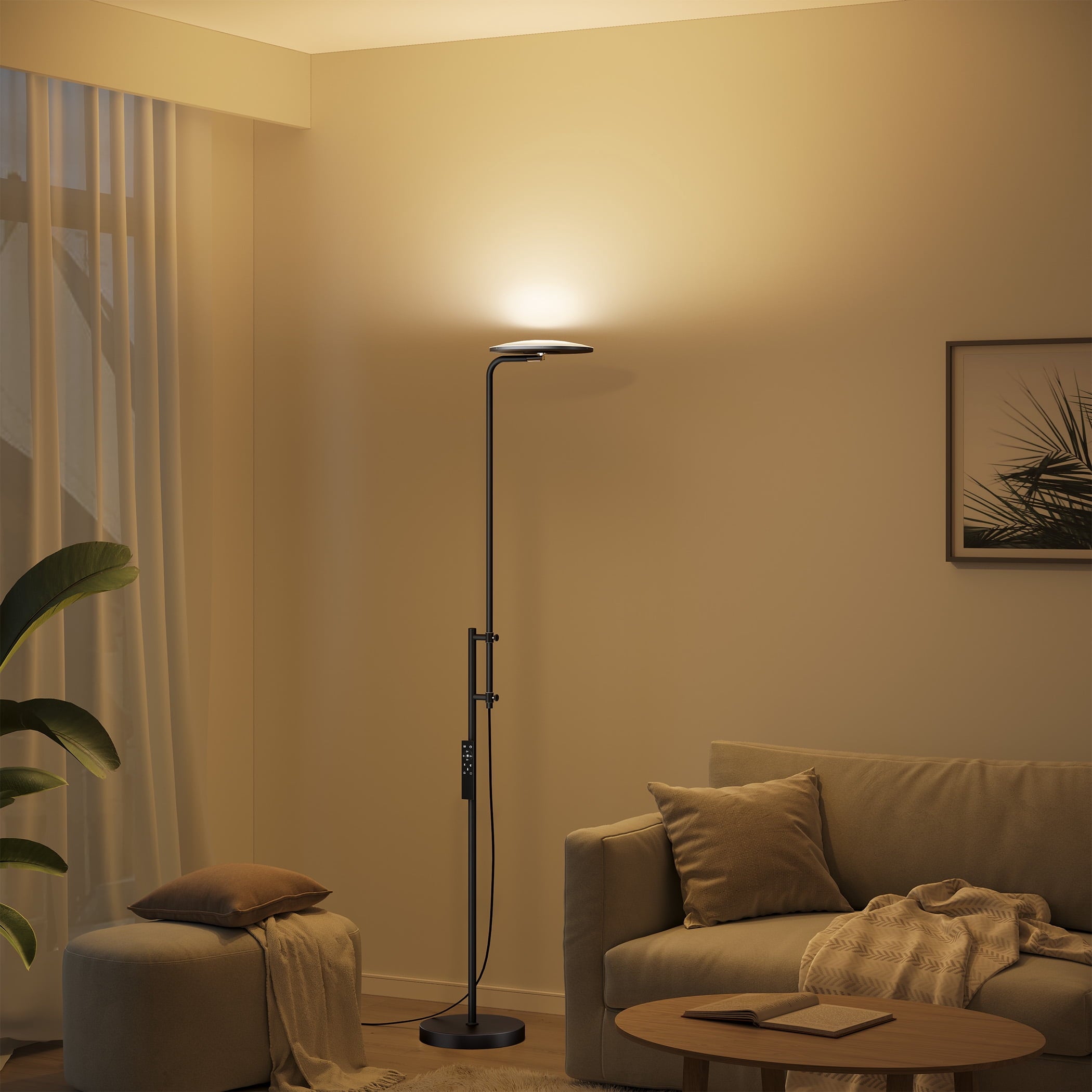 Cozylumi™ 32W/3000LM Floor Lamp, Super Bright LED Floor Lamp with Remote Control, 70"
