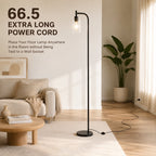 Cozylumi™ Coliware Arc Floor Lamp with Acrylic Lampshade, Modern Tall Standing Lamp
