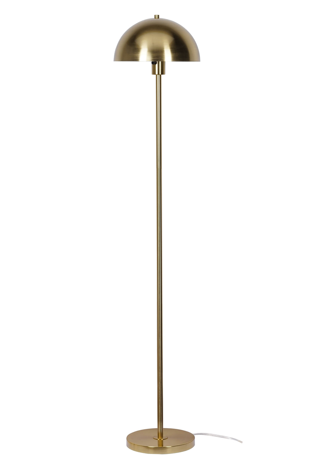 Cozylumi™ Vega 56'' Floor Lamp with Brushed Gold Metal Dome Shade Modern Floor Light