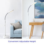 Cozylumi™ Verilux HappyLight Duo 2-in-1 Light Therapy & Floor Lamp White VT39WW1