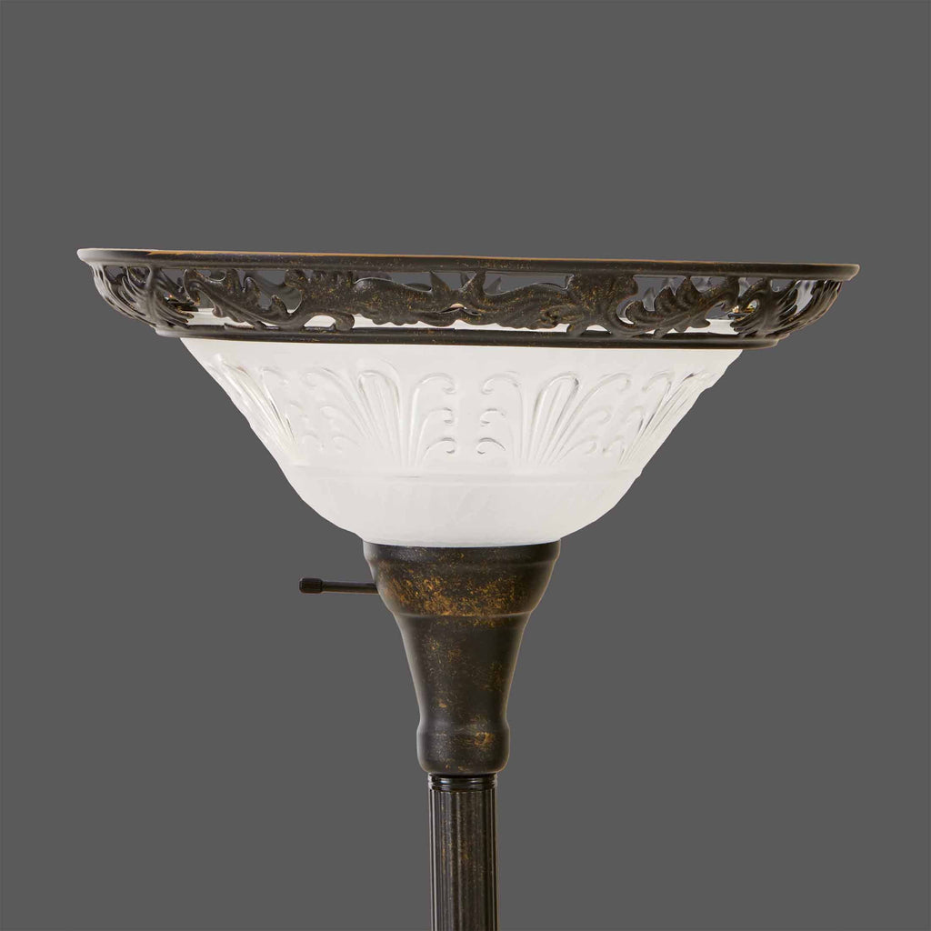 Cozylumi™ Traditional Bronze Victorian Floor Lamp 70"