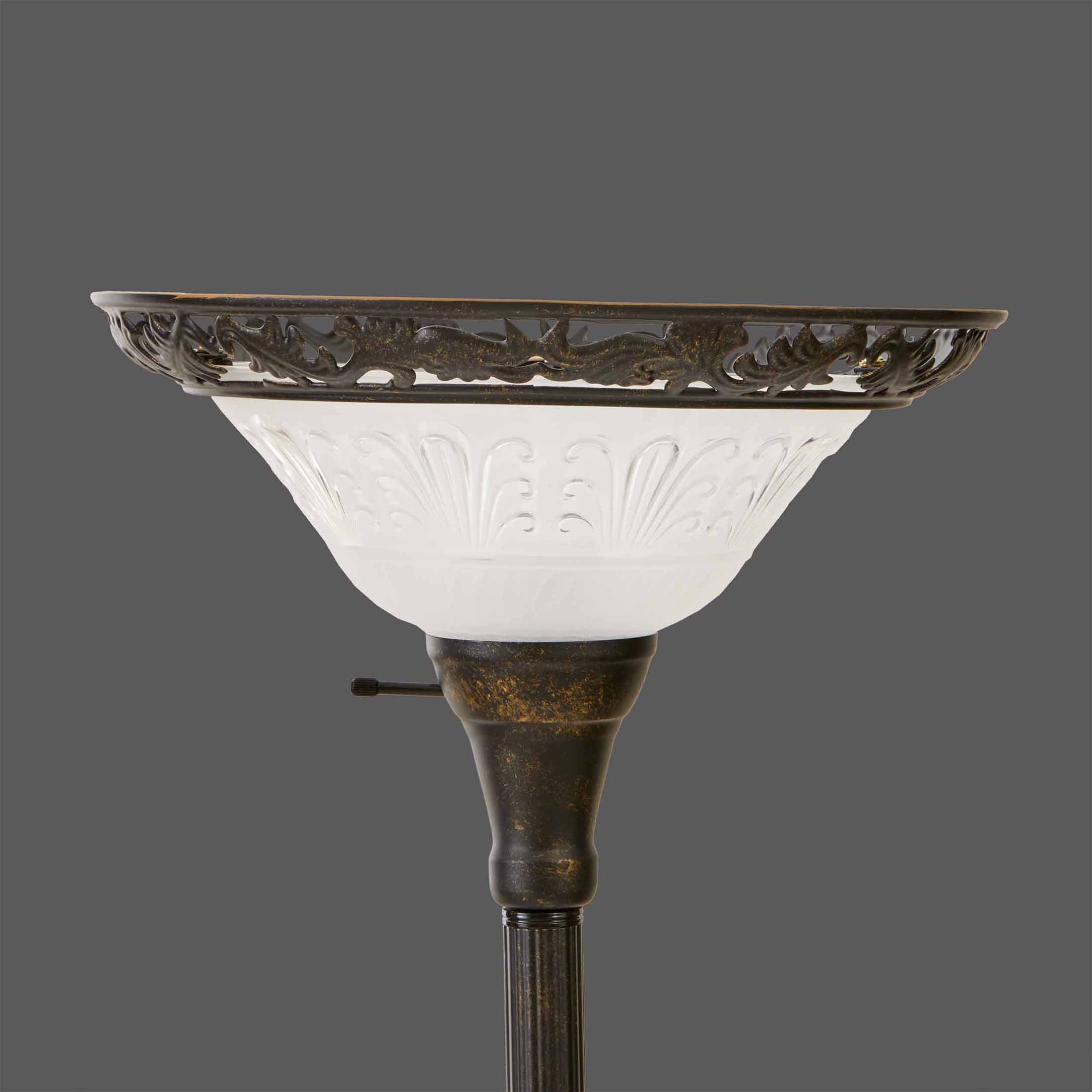 Cozylumi™ Traditional Bronze Victorian Floor Lamp 70"