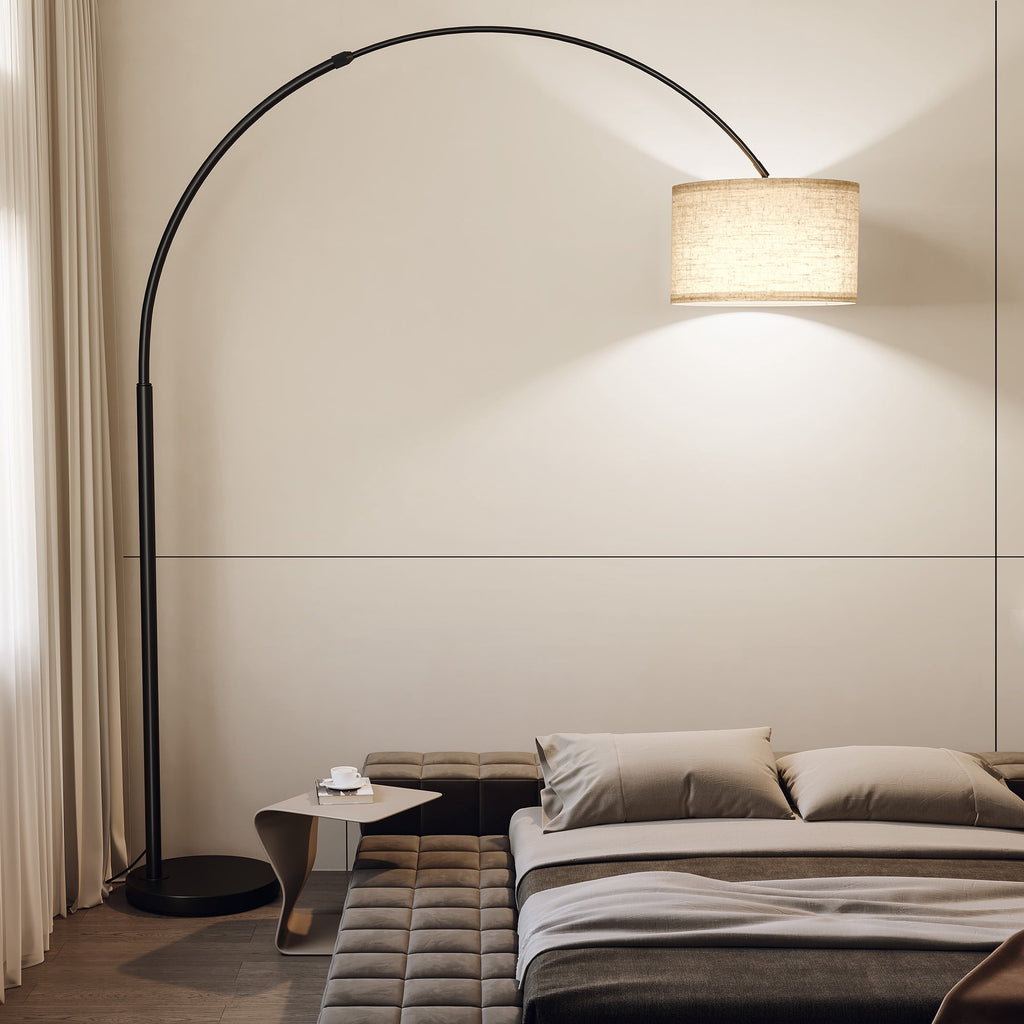 Cozylumi™ 82" Tall Floor Lamps for Living Room, Remote Control Large Arc Floor Lamp