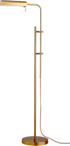 Cozylumi™ Lumadin 52/72 Modern Adjustable 1-Light Modern Adjustable Brass Floor Lamp