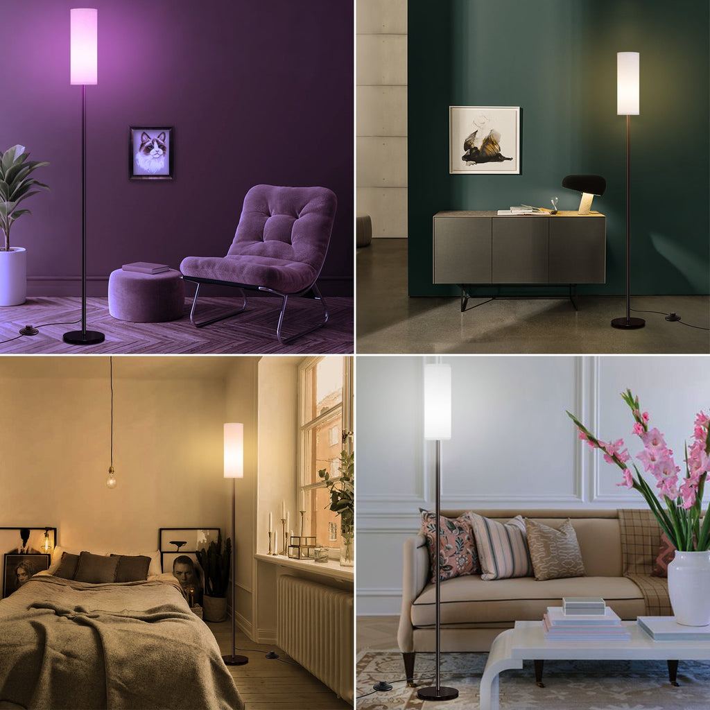 Cozylumi™ VOLIVO LED Floor Lamp, RGB Standing Lamps, Works with Alexa/Google Home