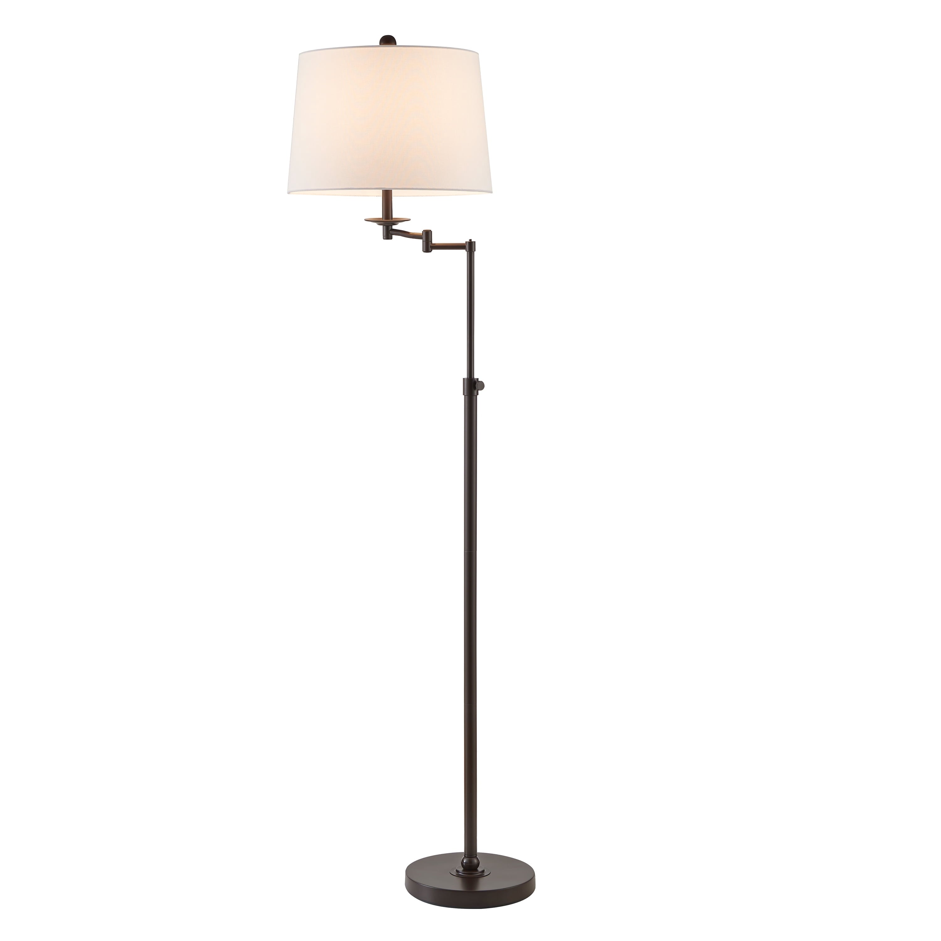 Cozylumi™ KAWOTI 64.5" Adjustable Floor Lamp with Swing Arm, 3-Way Dimmable Standing