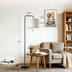 Cozylumi™ VOLIVO Floor Lamp, 63 Tall Standing Lamp with Foot Switch,3 Color