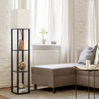 Cozylumi™ 63'' Floor Lamps with Shelves, Home Standing Lamp, Include 1000 Lumens
