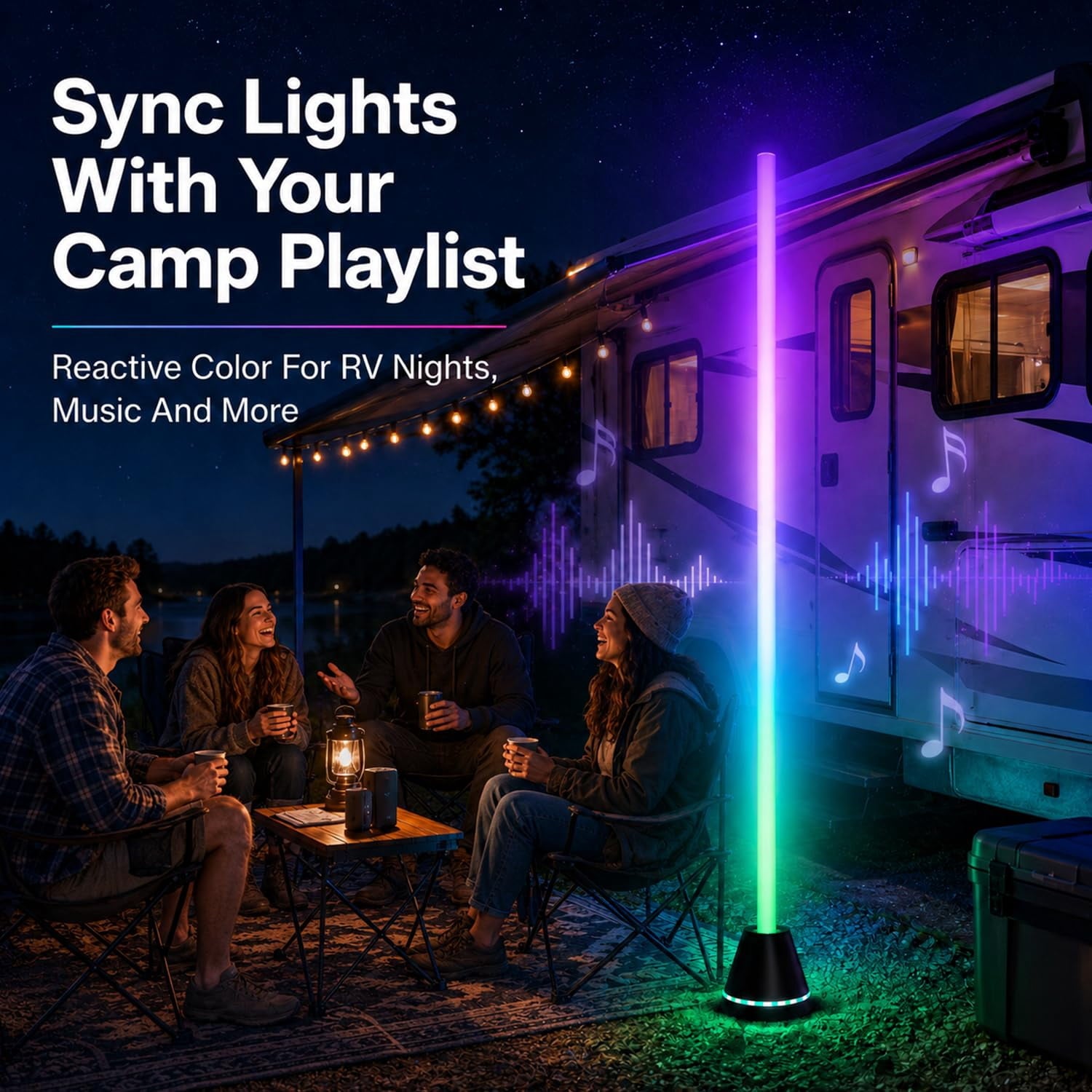 Cozylumi™ LED Floor Lamp, RGB Corner Floor Lamp Music-Sync Color Changing, App Control