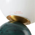 Cozylumi™ Beautiful Thyme Green Marble Uplight by Drew Barrymore, 9.25" H Table Lamp