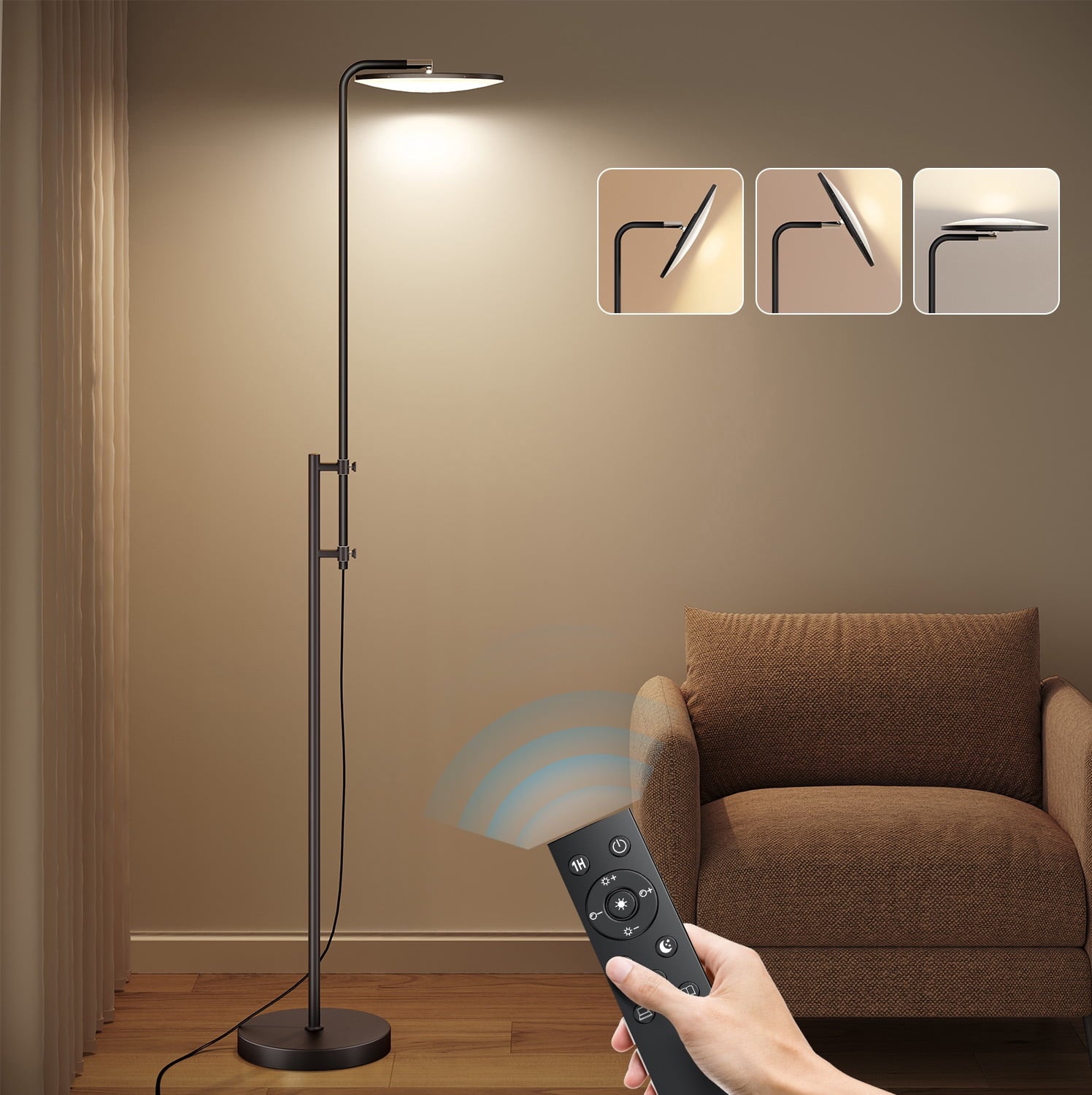 Cozylumi™ 32W/3000LM Floor Lamp, Super Bright LED Floor Lamp with Remote Control, 70"