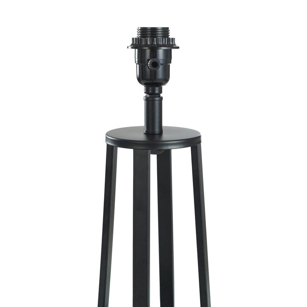 Cozylumi™ Modern Matte Black Table Lamp with Classic Drum Shade