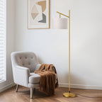 Cozylumi™ 64.7in Floor Lamps for Living Room, Metal Standing Lamp with Foot Switch for