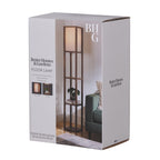 Cozylumi™ 62.25" Modern Pull Chain Weathered Floor Lamp with Natural Square Shade