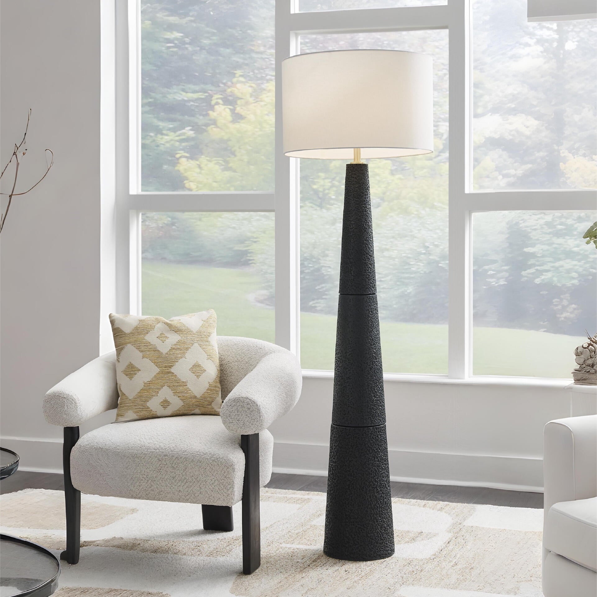 Cozylumi™ Hallburg Floor Lamp, Black