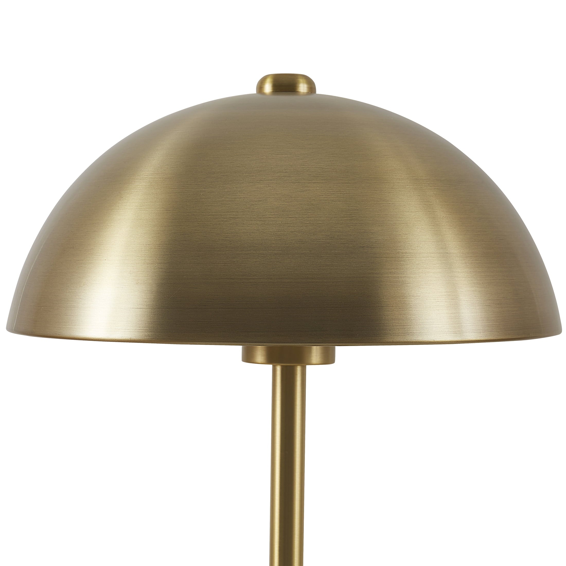 Cozylumi™ Modern Dome 18 in Touch On/Off Table Lamp, Brass