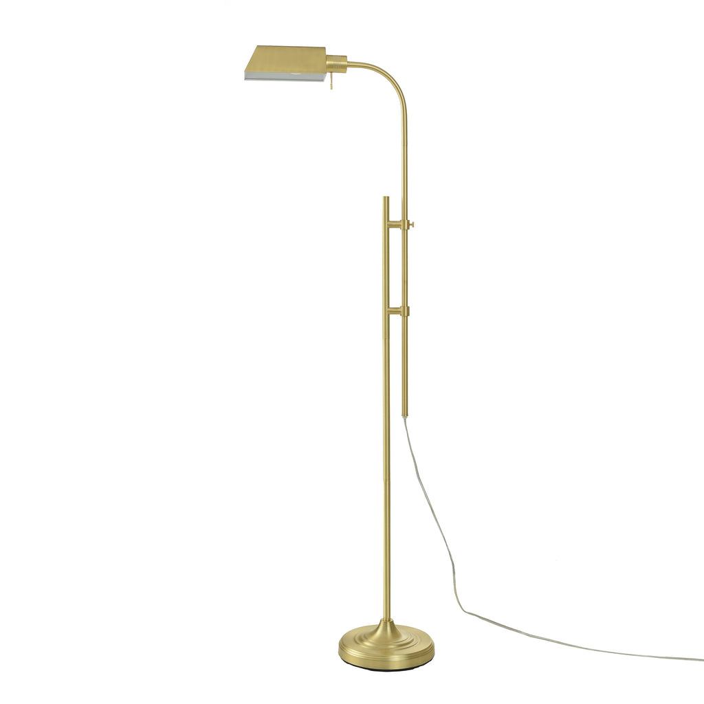 Cozylumi™ 1-Light Modern Adjustable Brass Floor Lamp Gold