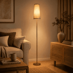 Cozylumi™ 65in Gold Floor Lamps for Living Room, Pole Lamps with Foot Switch, for