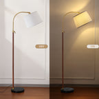 Cozylumi™ RORIA 64 Modern Floor Lamp, Height Adjustable Curved Standing Lamp,for