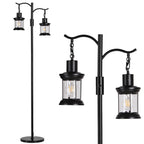 Cozylumi™ 63" Modern Floor Lamps with Stepless Dimming, 2 Light Glass Floor Lamps for