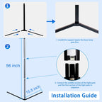 Cozylumi™ Modern LED Floor Lamp, USB Plug-in Music Sync Corner Lamp, APP Remote Control
