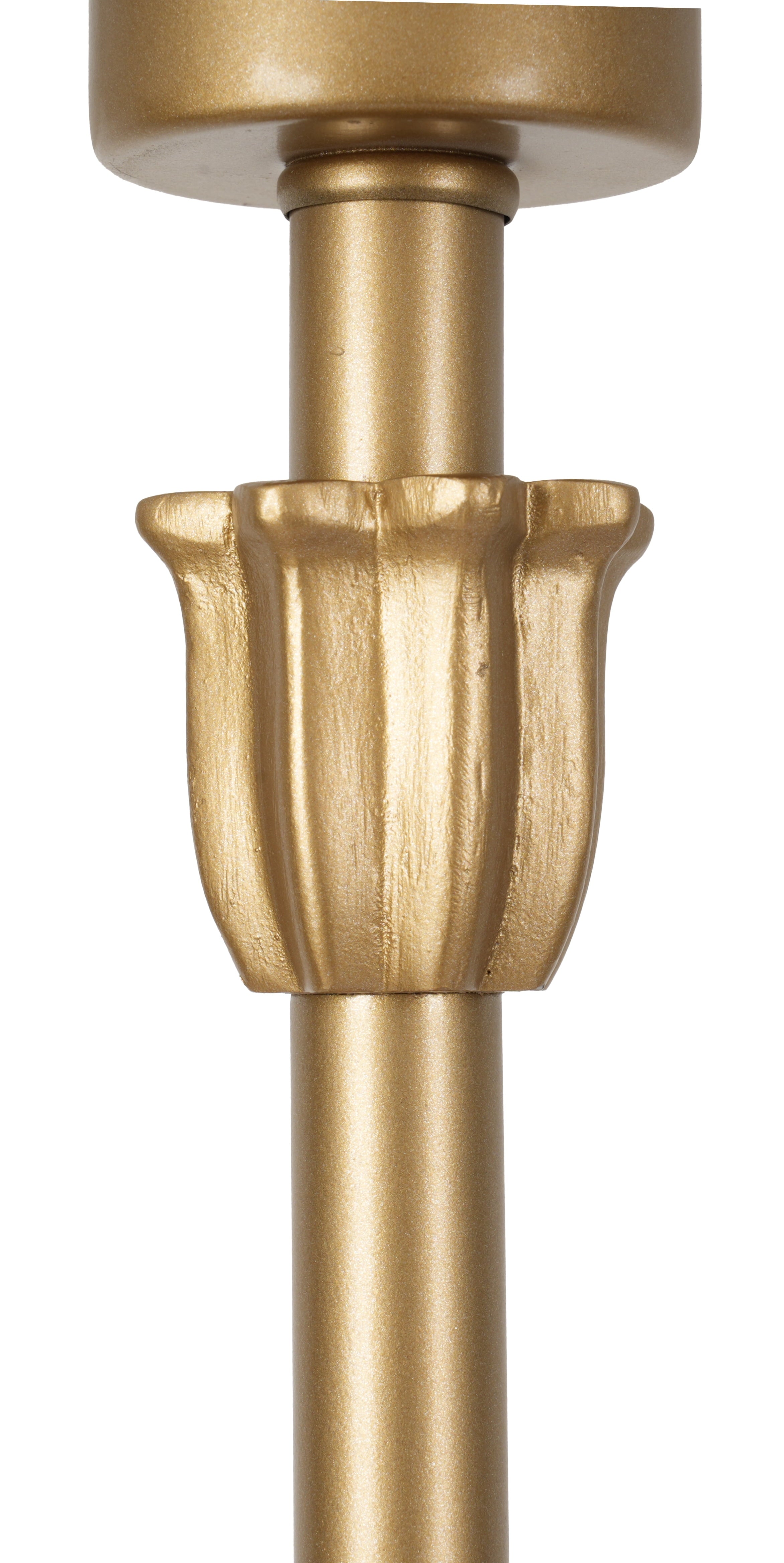 Cozylumi™ Capiz Scalloped Glass Table Lamp, Gold Finish, 19"H