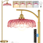 Cozylumi™ 68in Gold Floor Lamp for Living Room Mid Century Modern Standing Lamp with