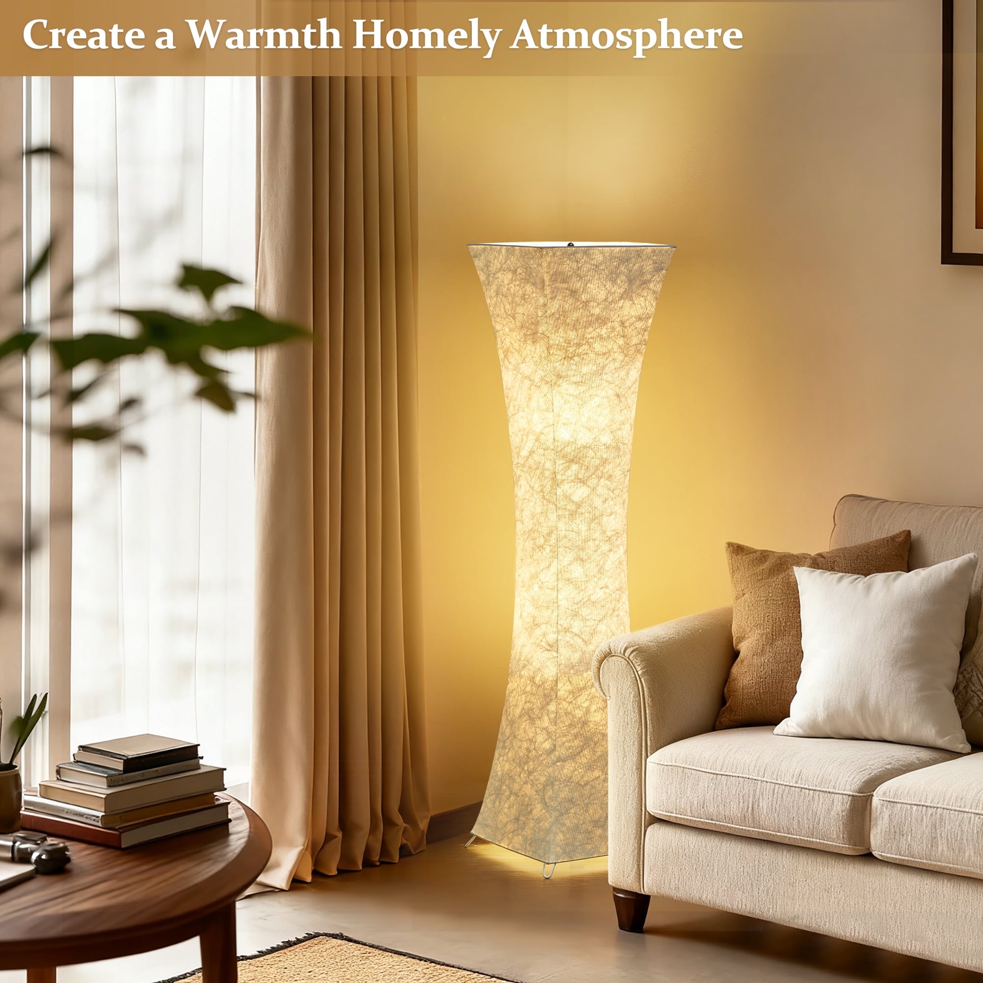 Cozylumi™ Floor Lamp for Living Room, 47 Adjustable Color Temperature Standing Corner