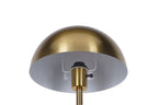 Cozylumi™ Vega 56'' Floor Lamp with Brushed Gold Metal Dome Shade Modern Floor Light