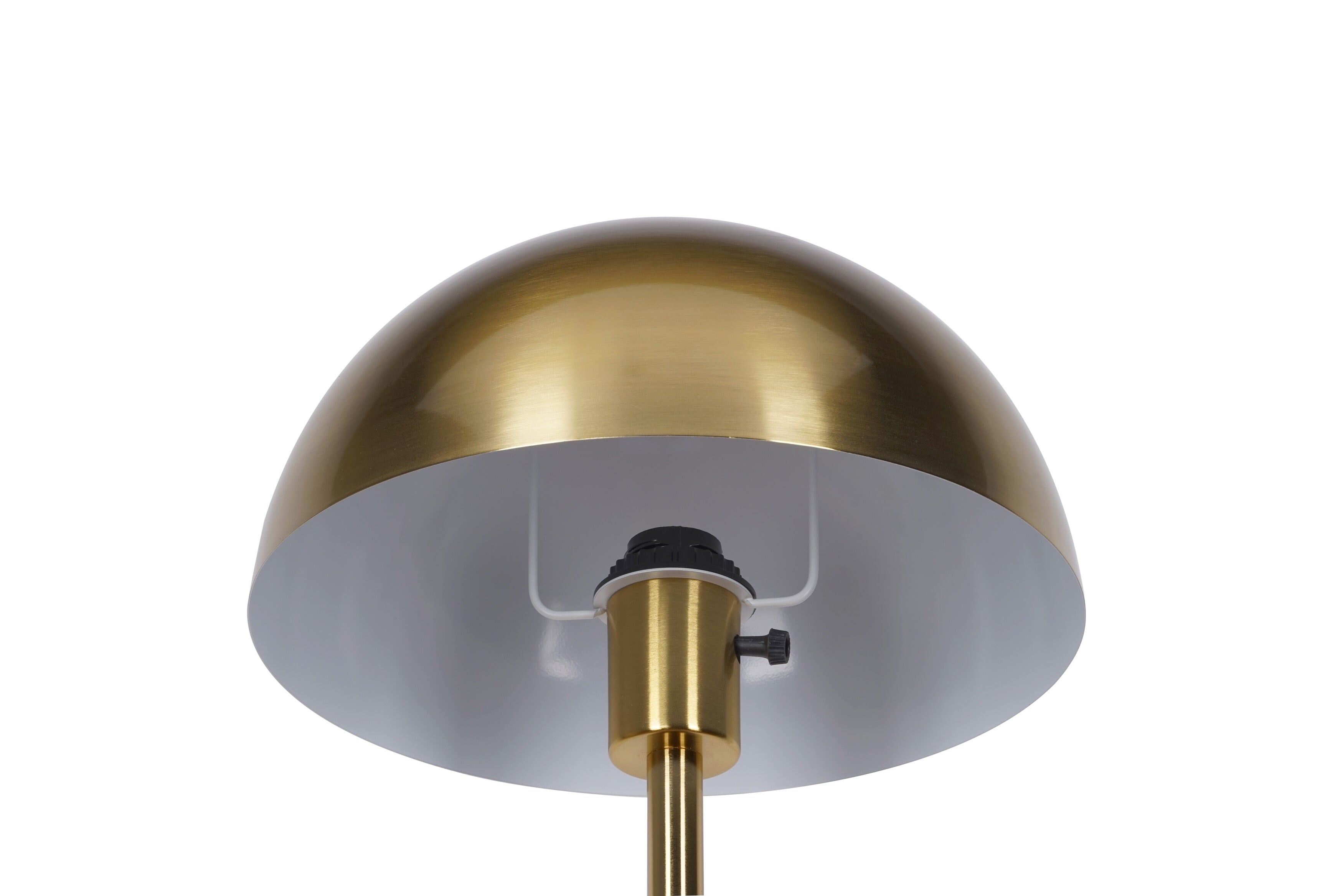 Cozylumi™ Vega 56'' Floor Lamp with Brushed Gold Metal Dome Shade Modern Floor Light