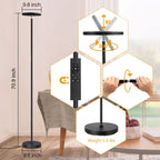 Cozylumi™ Floor Lamp with Remote, Super Bright Standing Lamp, 4 Color Temperature
