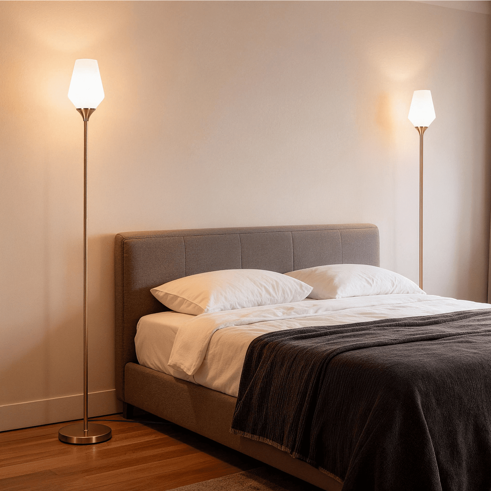 Cozylumi™ Gold Floor Lamp, 69" Standing Lamps for Living Room 3 Color Dimmable Tall