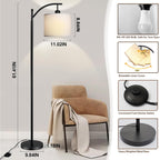 Cozylumi™ BN-LINK Dimmable Floor Lamp with 3 Color Temperatures, Standing Lamp with